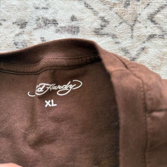 Y2K ed hardy oversized t shirt - Picture 2 of 6